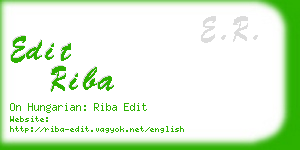 edit riba business card